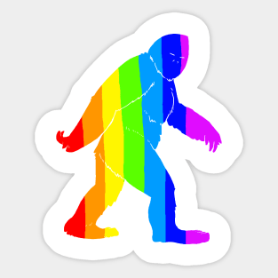 Pride Bigfoot Sticker